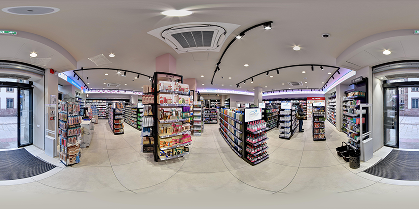 Visite virtuelle 360° de Pharmacie du Dôme à Strasbourg – Pharmacie – Webvisite