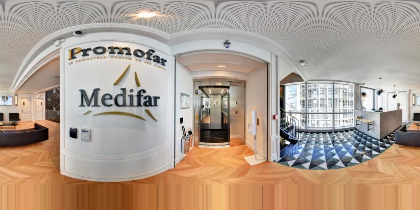 Visite virtuelle 360° de Promofar à Nice – Formation Professionnelle – Webvisite