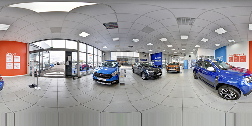 Visite virtuelle 360 de Dacia Chalon-sur-Saône - Groupe Thivolle a Chalon-sur-Saône - Webvisite