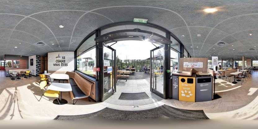 Visite virtuelle 360° de McDonald's Peripheria à Toulouse – Restauration rapide – Webvisite