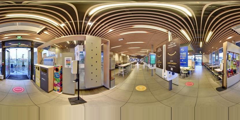 Visite virtuelle 360 de McDonald's Oxymore à Fonsorbes – Restauration rapide – Webvisite