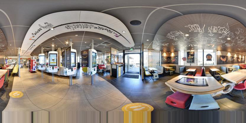 Visite virtuelle 360 de McDonald's Montredon-des-Corbières à Montredon-des-Corbières – Restauration rapide – Webvisite