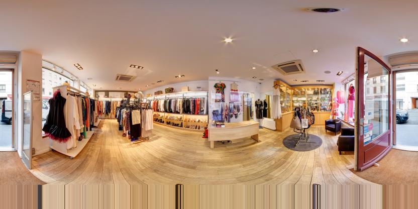 Visite virtuelle 360 de Chercheminippes - Boutique Femmes univers luxe a Paris - Webvisite