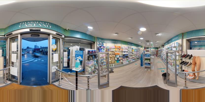 Visite virtuelle 360° de Pharmacie Castano à Bordeaux – Pharmacie – Webvisite
