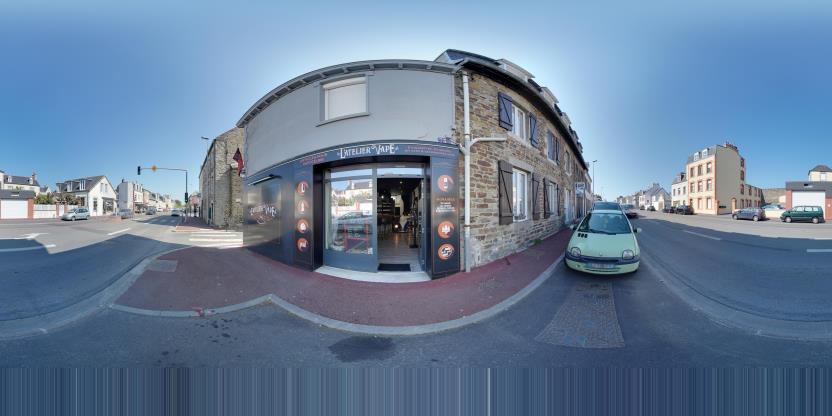 Visite virtuelle 360° de L'Atelier Vape Granville à Granville – Boutique de cigarettes électroniques – Webvisite