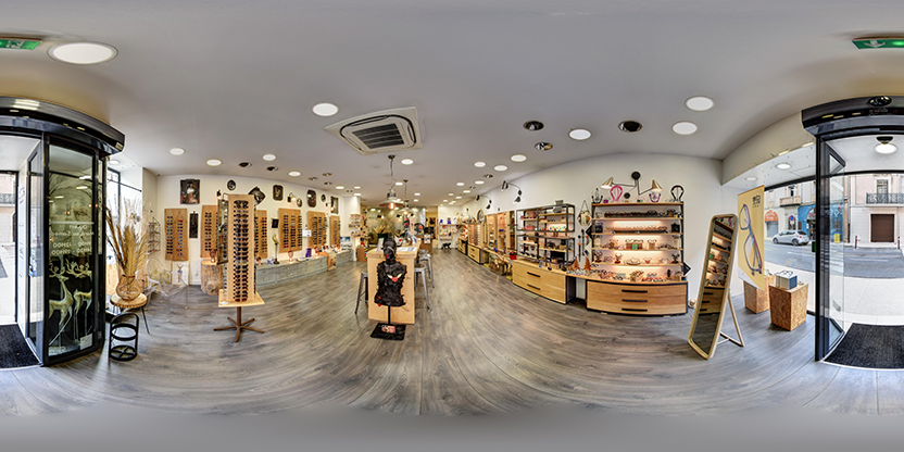 Visite virtuelle 360 de Maison Bonnaterre Opticien à Clermont-l'Hérault – Opticien – Webvisite