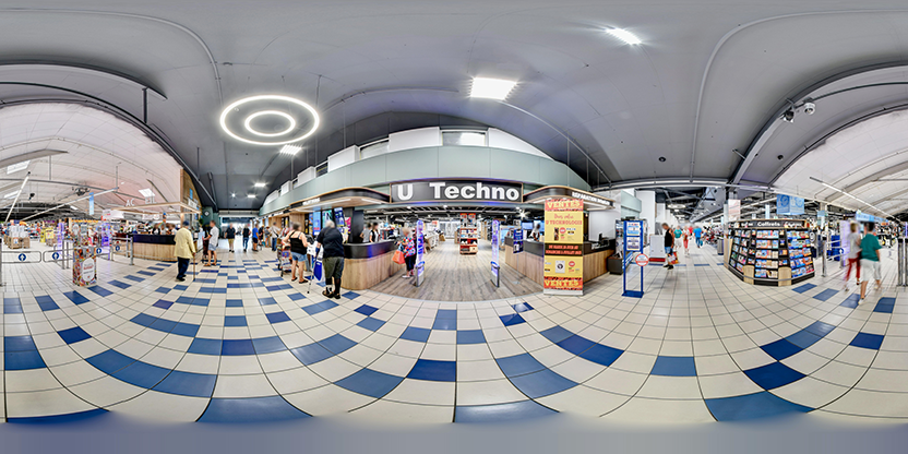 Visite virtuelle 360 de Hyper U et Drive Saint-Hilaire-de-Riez a Saint-Hilaire-de-Riez - Webvisite