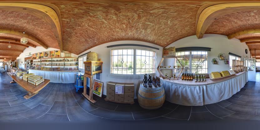 Visite virtuelle 360° de Rucher De L'Estagnol à Saussan – Épicerie fine – Webvisite