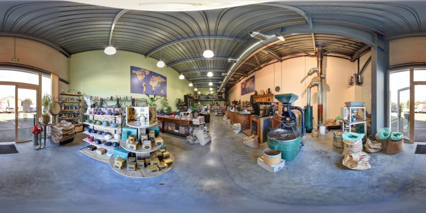 Visite virtuelle 360° de Au Nom du Café à Montélimar – Magasin de café – Webvisite