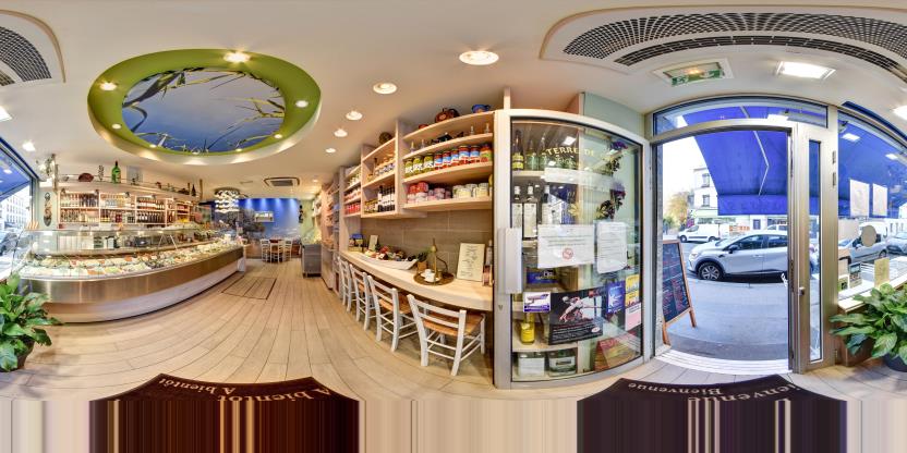 Visite virtuelle 360 de Terre de Crète à Paris – Traiteur – Webvisite