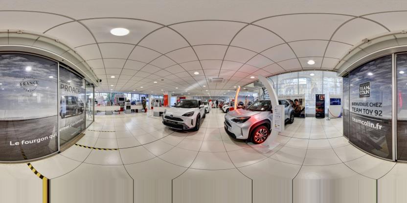 Visite virtuelle 360 de Toyota Boulogne-Billancourt a Boulogne-Billancourt - Webvisite