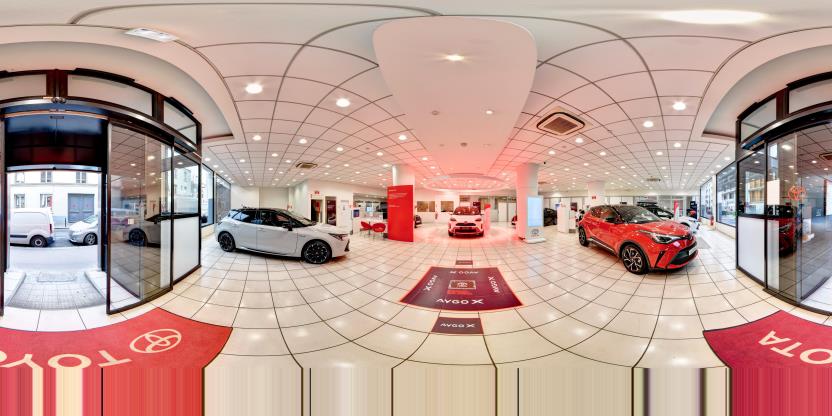 Visite virtuelle 360° de Toyota - Team Toy 75 - Rue Ardennes Paris à Paris – Concessionnaire automobile – Webvisite