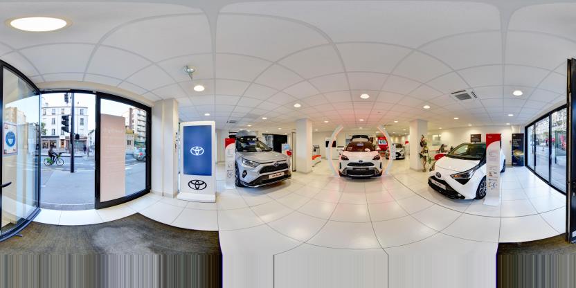 Visite virtuelle 360° de Toyota - Team Toy Vincennes à Vincennes – Concessionnaire automobile – Webvisite