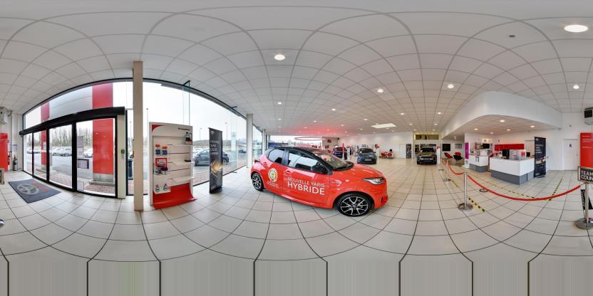Visite virtuelle 360° de Toyota - Vallée - Provins à Provins – Concessionnaire automobile – Webvisite