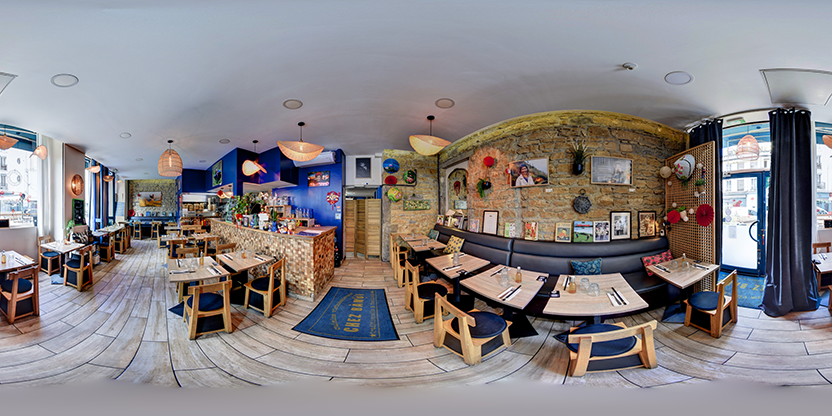 Visite virtuelle 360° de Chez Bànôi - LYON - Restaurant Vietnamien à Lyon – Restaurant asiatique – Webvisite