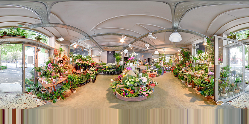 Visite virtuelle 360° de Oh Les Fleurs - Lille Louis XIV à Lille – Fleuriste – Webvisite