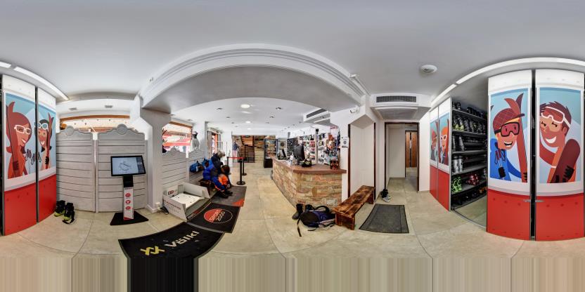 Visite virtuelle 360 de Sport 2000 Les Tryoskys à Fontcouverte-la-Toussuire – Magasin d'articles de sports – Webvisite