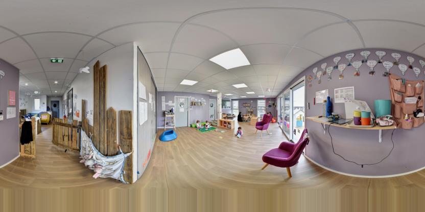Visite virtuelle 360° de Les Ptits Caill'oux Saint Martin à Saint Martin Bellevue – Crèche – Webvisite