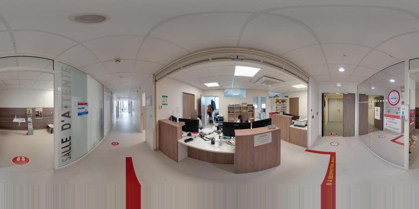 Visite virtuelle 360 de Clinique Esquirol Saint Hilaire - ELSAN à Agen – Centre de soins médicaux – Webvisite