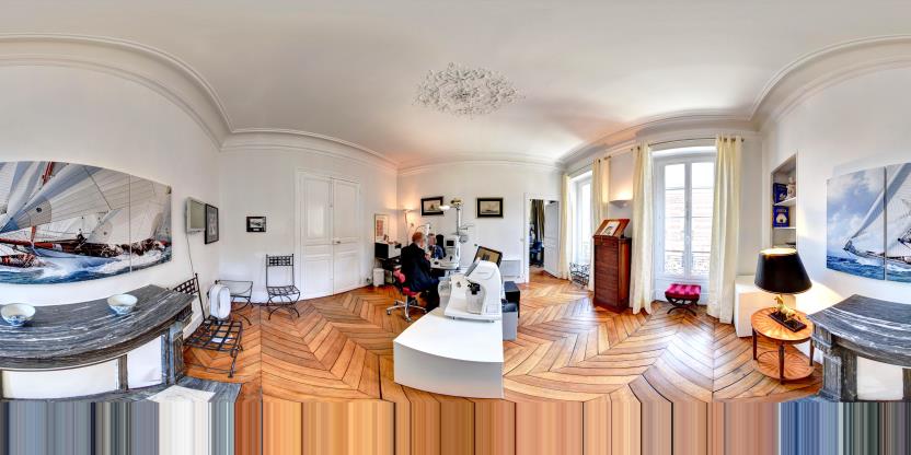 Visite virtuelle 360 de Cabinet d’ophtalmologie du Dr Teyssier - Saint-Germain-en-Laye