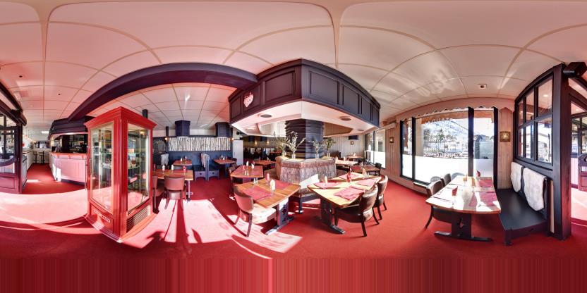 Visite virtuelle 360 de Taverne Les Capricornes à Les Deux Alpes – Restaurant – Webvisite