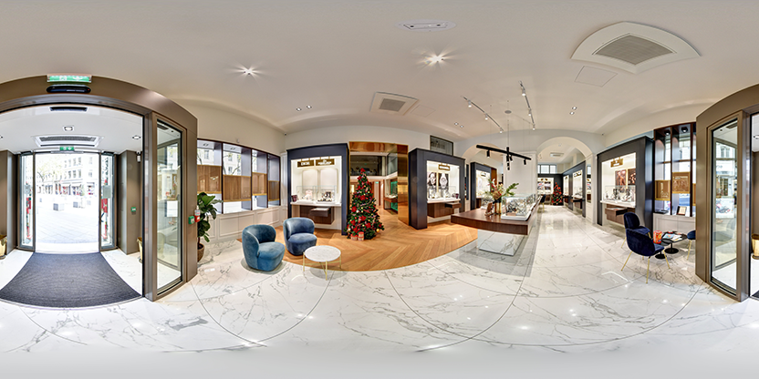 Visite virtuelle 360° de Galeries Lafayette - Royal Quartz Paris à Lyon – Bijouterie – Webvisite