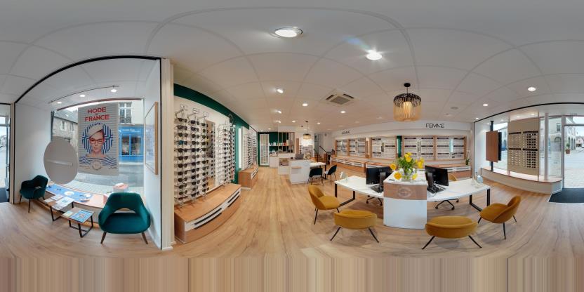 Visite virtuelle 360 de Le Collectif des Lunetiers - La Guerche-de-Bretagne - La Guerche de Bretagne