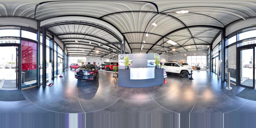 Visite virtuelle 360 de Colbeaux SAS Saint-Quentin - ALFA ROMEO JEEP a Saint-Quentin en Aisne - Webvisite