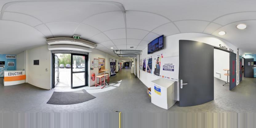 Visite virtuelle 360° de Campus Eductive Toulouse à Toulouse – Enseignement Supérieur – Webvisite