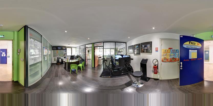 Visite virtuelle 360° de Fred Moto 34 à Montpellier – Profession libérale – Webvisite