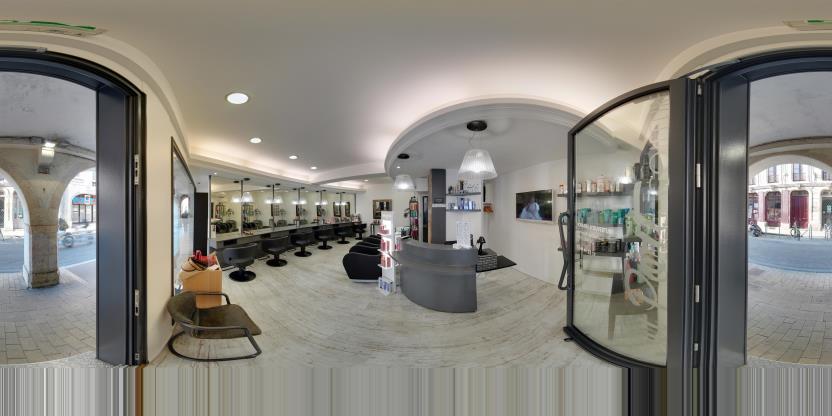 Visite virtuelle 360 de Salon Hair Port a La Rochelle - Webvisite