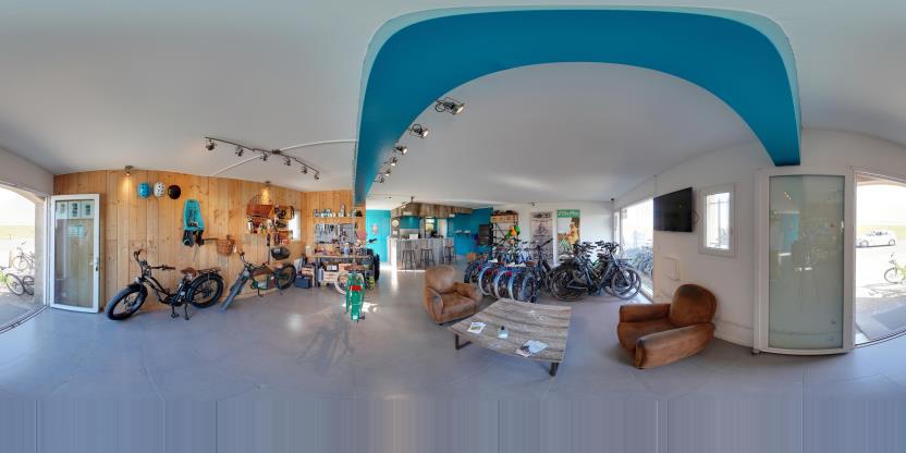 Visite virtuelle 360° de Bike'n Volt à Saint-Martin-de-Ré – Magasin de vélos – Webvisite