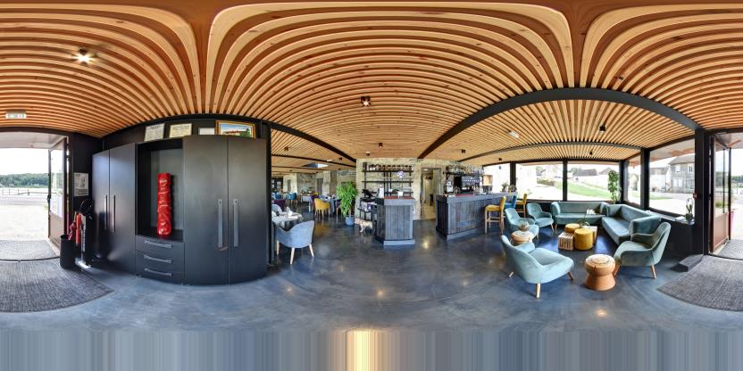 Visite virtuelle 360° de Le Restaurant du Château à Saint-Sernin-du-Bois – Restaurant gastronomique – Webvisite