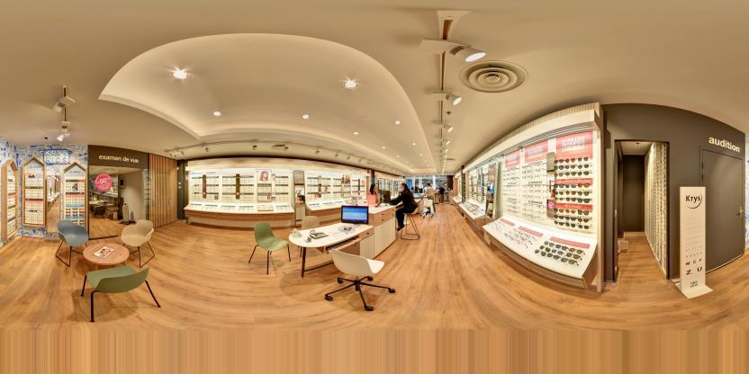 Visite virtuelle 360° de Opticien Krys Balaruc-le-Vieux Cc Carrefour à Balaruc-le-Vieux – Opticien – Webvisite