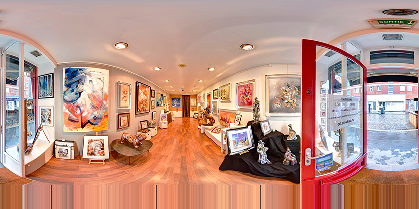 Visite virtuelle 360° de Galerie Andrée Douville à Le Havre – Galerie d'art – Webvisite