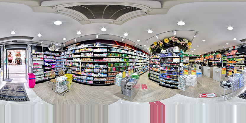 Visite virtuelle 360° de Pharmacie La Boétie à Paris – Pharmacie – Webvisite