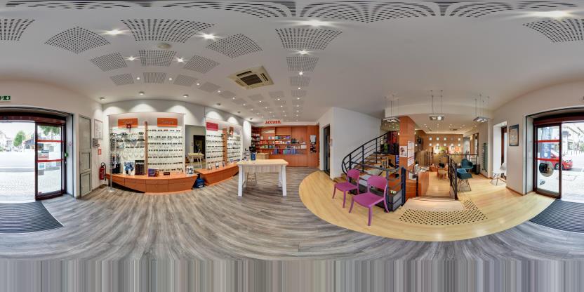 Visite virtuelle 360 de Ecouter Voir Optique Mutualiste Bourg en Bresse a Bourg-en-Bresse - Webvisite