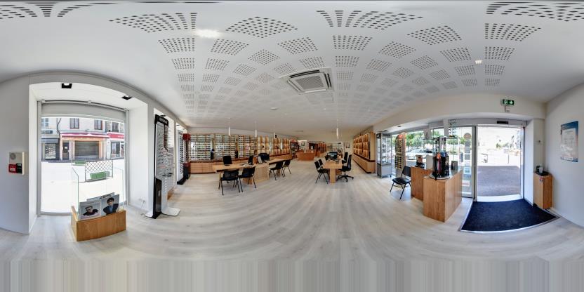 Visite virtuelle 360 de Ecouter Voir Optique Mutualiste - Ambérieu-en-Bugey a Ambérieu-en-Bugey - Webvisite
