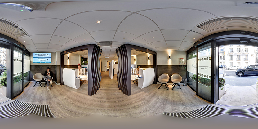 Visite virtuelle 360° de Clinique de la vision Paris à Paris – Centre de soins médicaux – Webvisite