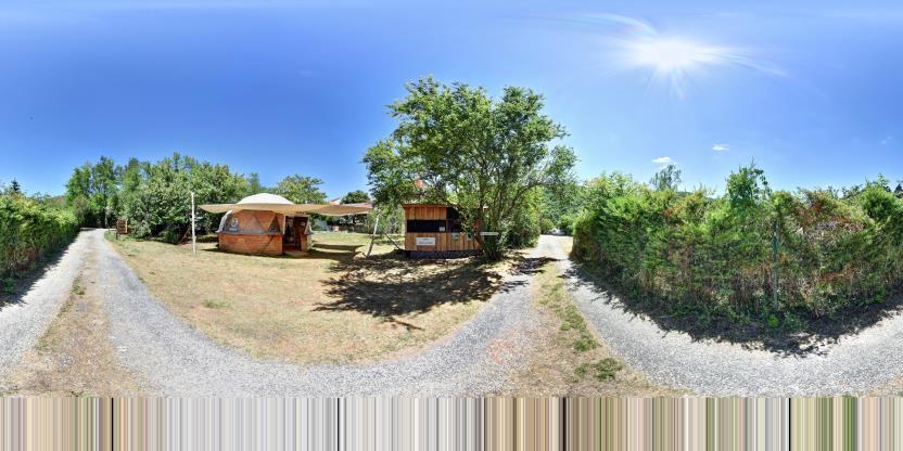 Visite virtuelle 360 de Le Dôme Nature - CanoEscapade - Comprégnac