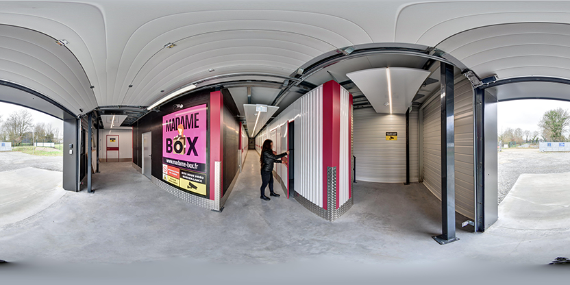Visite virtuelle 360° de Garde Meuble Rennes - Monsieur Box à Saint-Gilles – Location de box – Webvisite