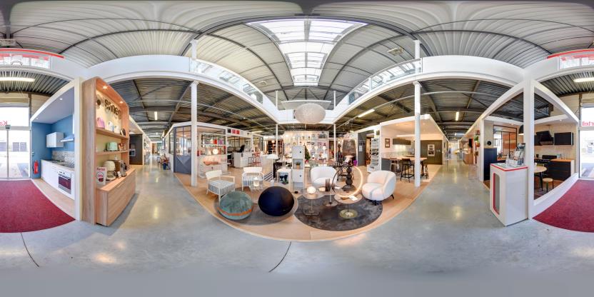 Visite virtuelle 360° de Fabrimeuble - Ormes à Ormes – Magasin de meubles – Webvisite