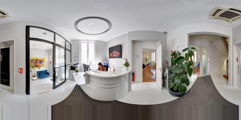 Visite virtuelle 360° de Plisson Immobilier à Paris – Agence immobilière – Webvisite
