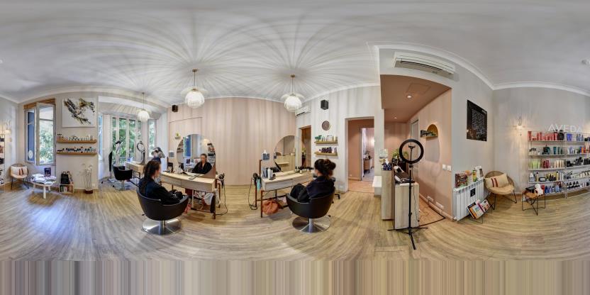 Visite virtuelle 360 de La couleur by Caroline a Antibes - Webvisite