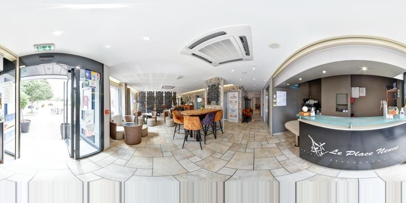 Visite virtuelle 360 de Le Place Neuve hôtel restaurant - Brullioles