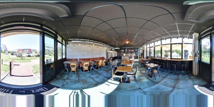 Visite virtuelle 360 de Chez les filles Bistro rapide à Challes-les-Eaux – Restaurant – Webvisite