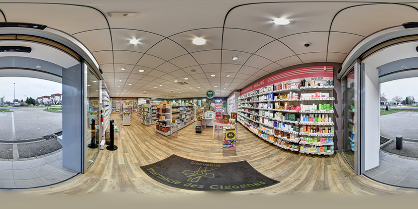 Visite virtuelle 360 de Pharmacie des Cigognes - Obernai