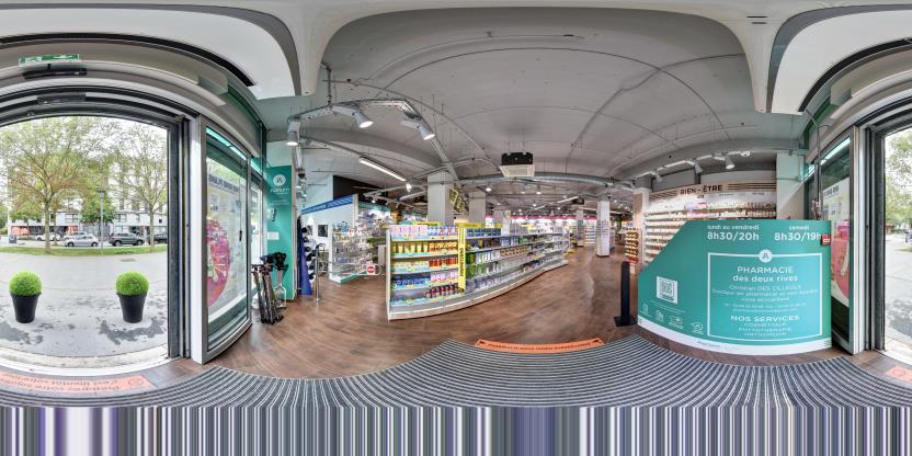 Visite virtuelle 360 de Pharmacie des 2 Rives - Nancy