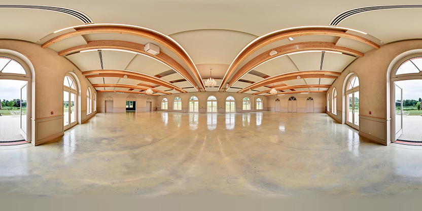 Professionnels du secteur Salle de réception en visite virtuelle - Webvisite