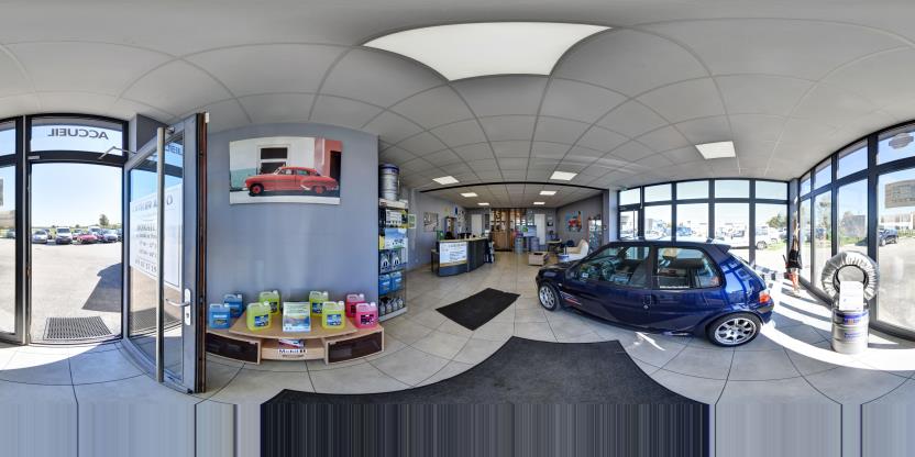 Visite virtuelle 360° de Garage l'Atelier Auto de la Dombes à Saint-André-de-Corcy – Atelier de réparation – Webvisite